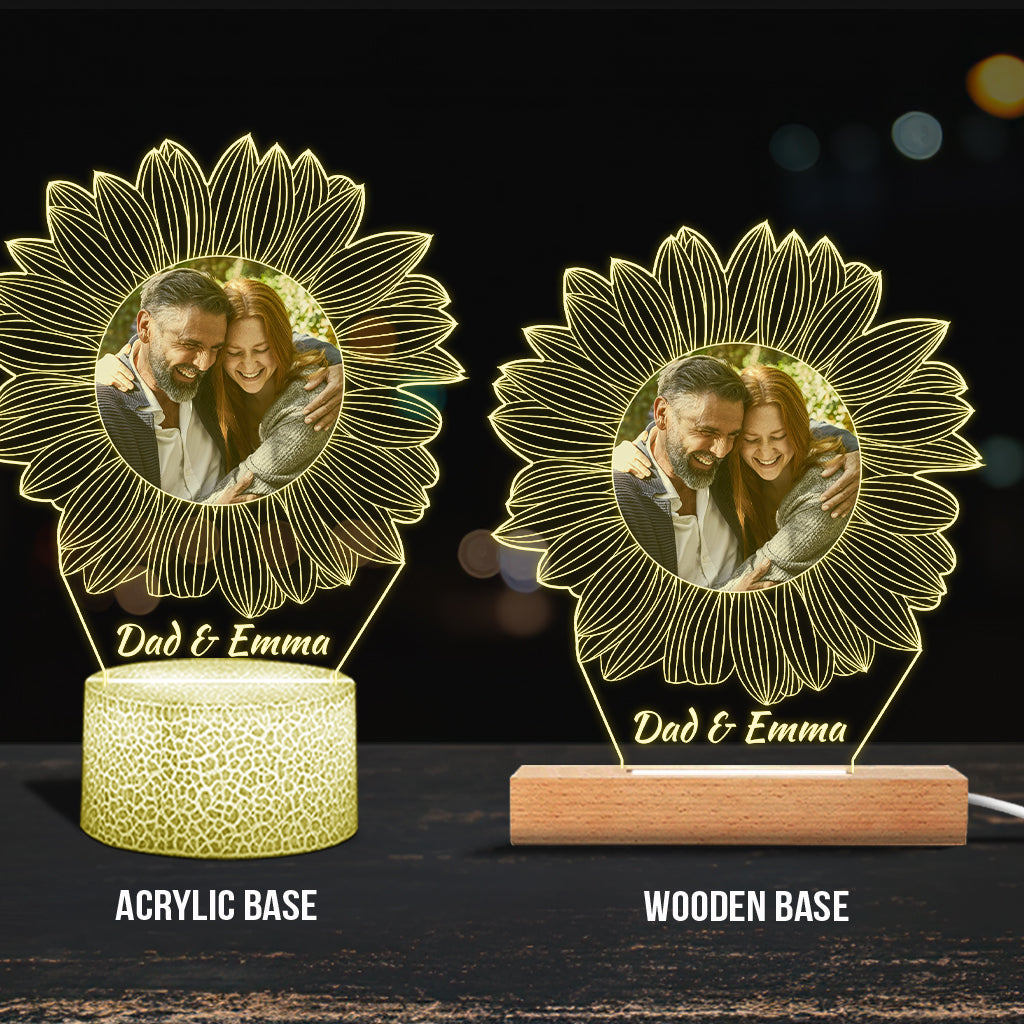 Tu es mon rayon de soleil - Cadeau pour maman, grand-mère, sœur, fille, fils, frère, grand-père, papa, épouse, époux, ami(e) - Plaque lumineuse personnalisée