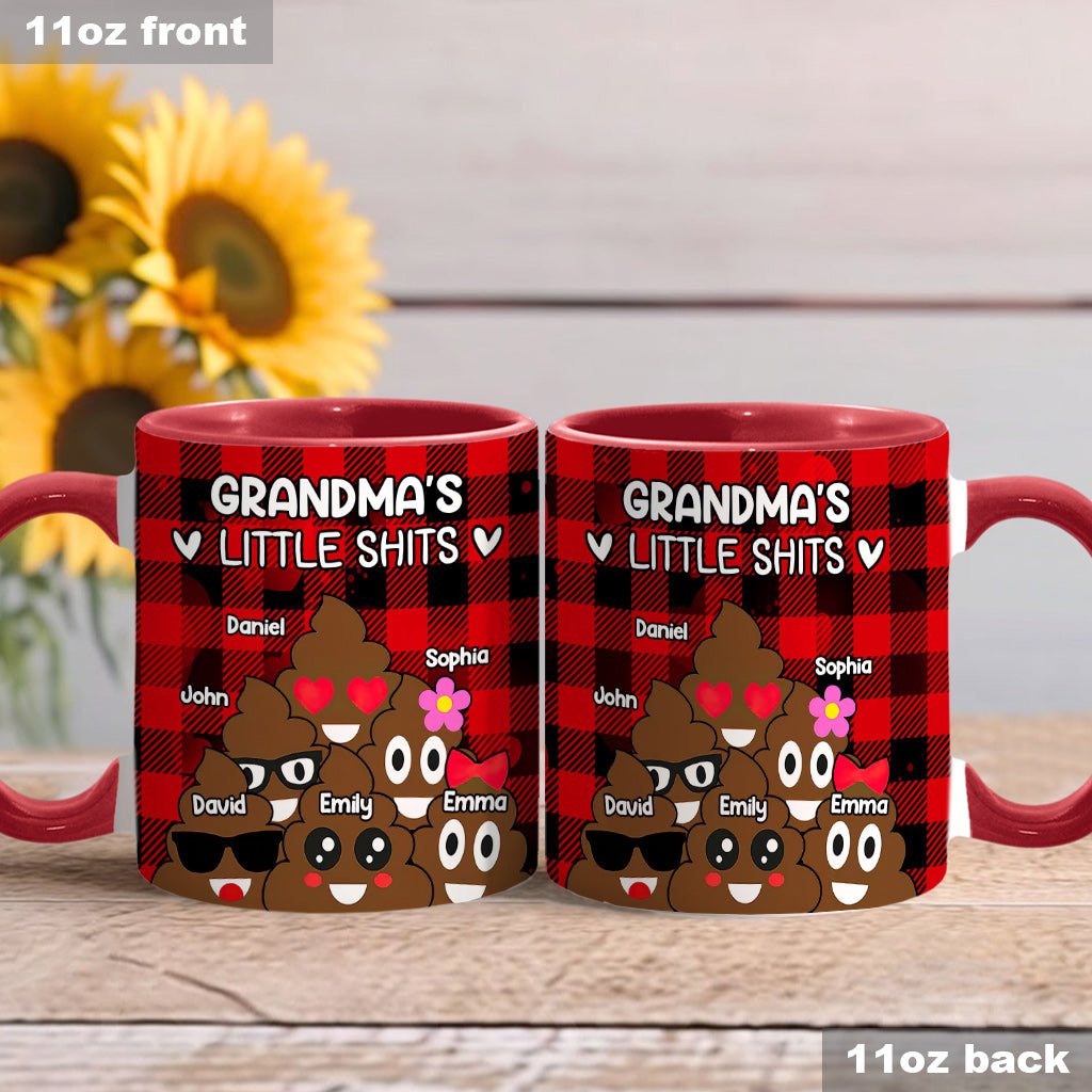 Les petits chéris de grand-mère/grand-père/papa/maman - Mug personnalisé