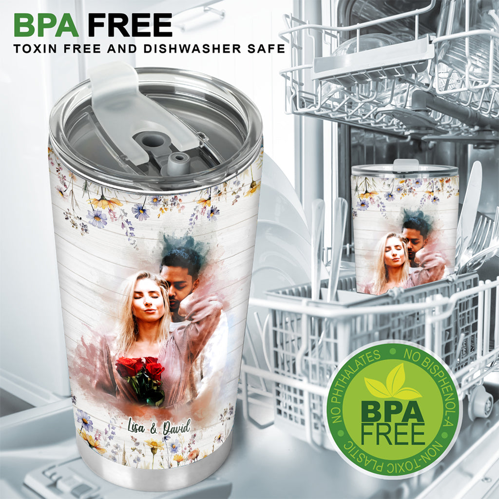 Chaque histoire d'amour est belle - Gobelet personnalisé pour couple