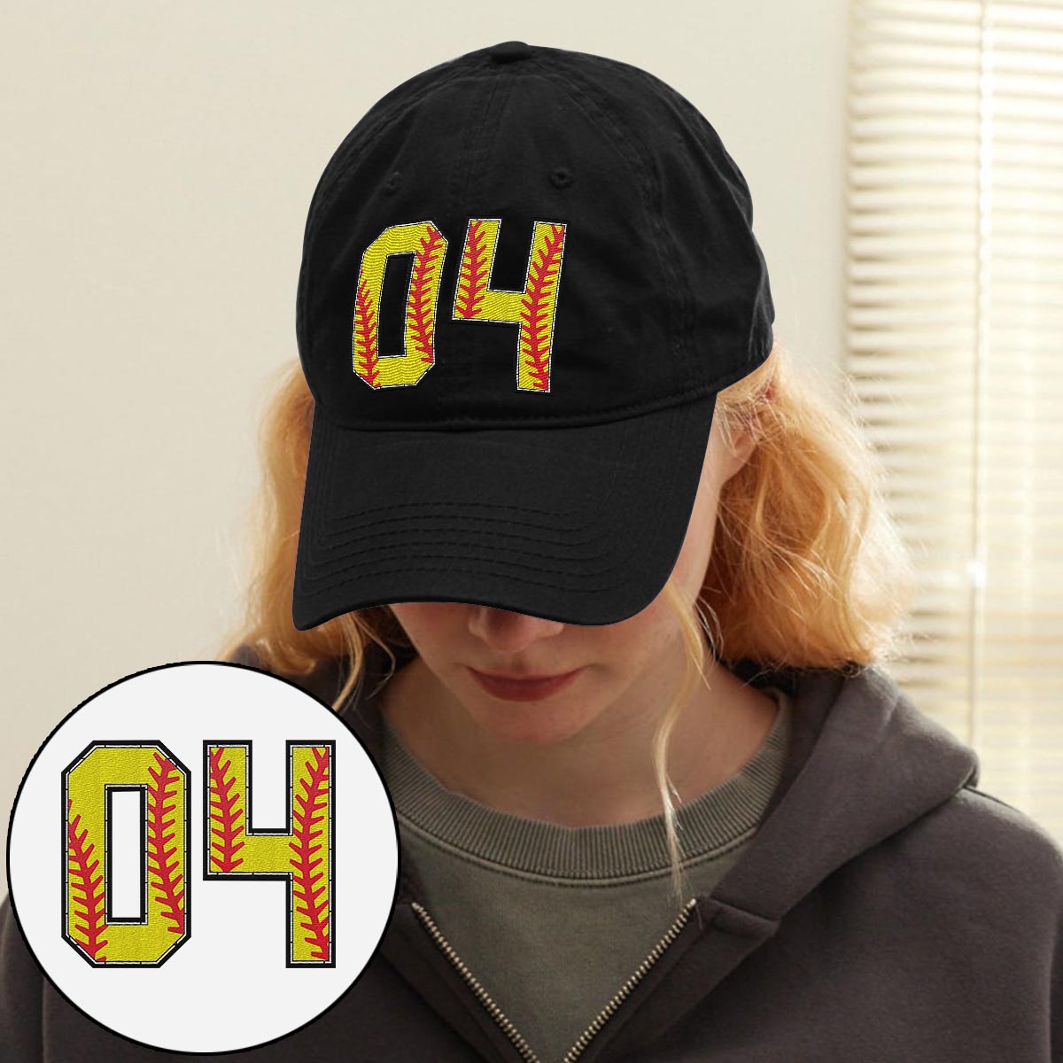 Love Baseball - Personalized Softball Embroidered Classic Cap