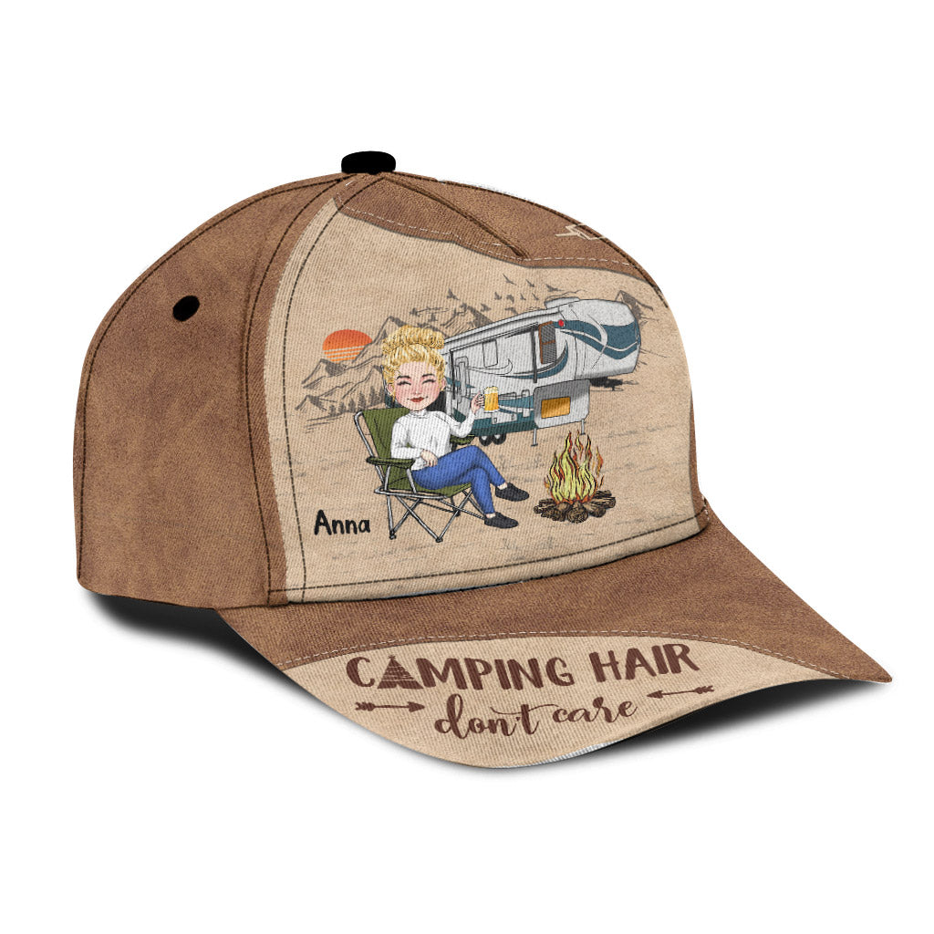 Coiffure de camping, on s'en fiche ! - Casquette de camping classique personnalisée