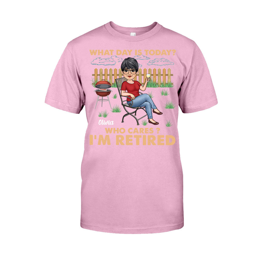Quel jour sommes-nous ? Qui s'en soucie ? - T-shirt et sweat à capuche personnalisés pour retraités