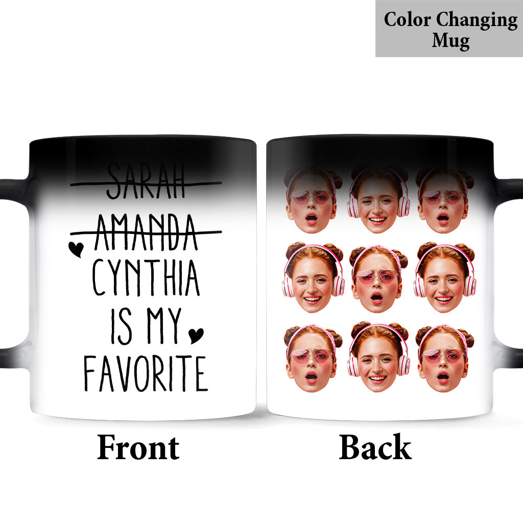 Tu es mon/ma préféré(e) - Mug personnalisé pour couple