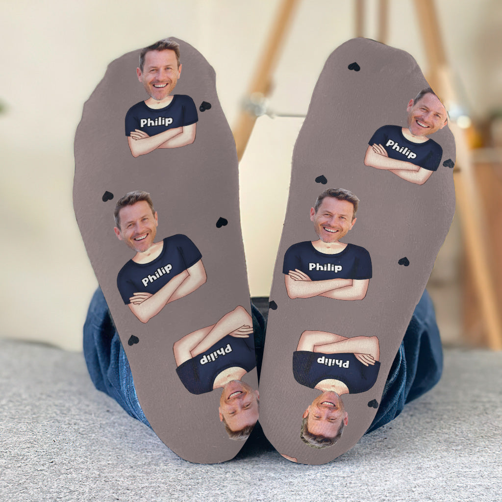 You're The Man - Gift for dad, grandpa, uncle, husband - Personalized Socks