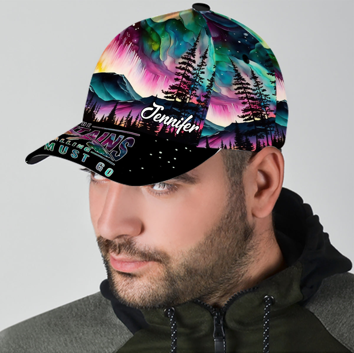 La montagne m'appelle - Casquette de randonnée classique personnalisée