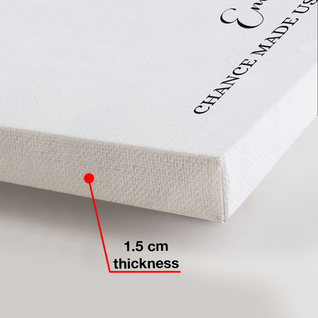 Le hasard nous a réunis collègues - Toile et affiche personnalisées pour collègues