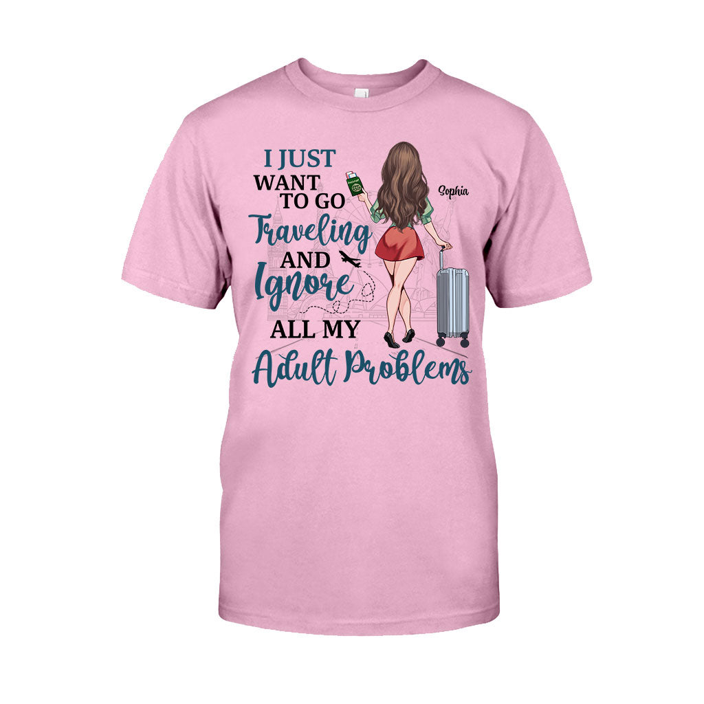 Alors, l'aventure ! – Cadeau de voyage pour maman, fille, petite-fille, épouse, petite amie, amie – T-shirt et sweat à capuche personnalisés