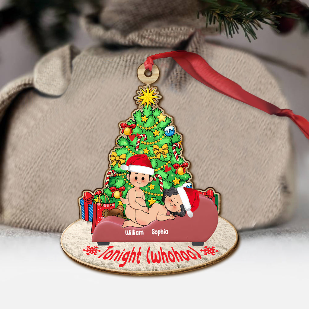 Tonight - Personalized Couple Ornament