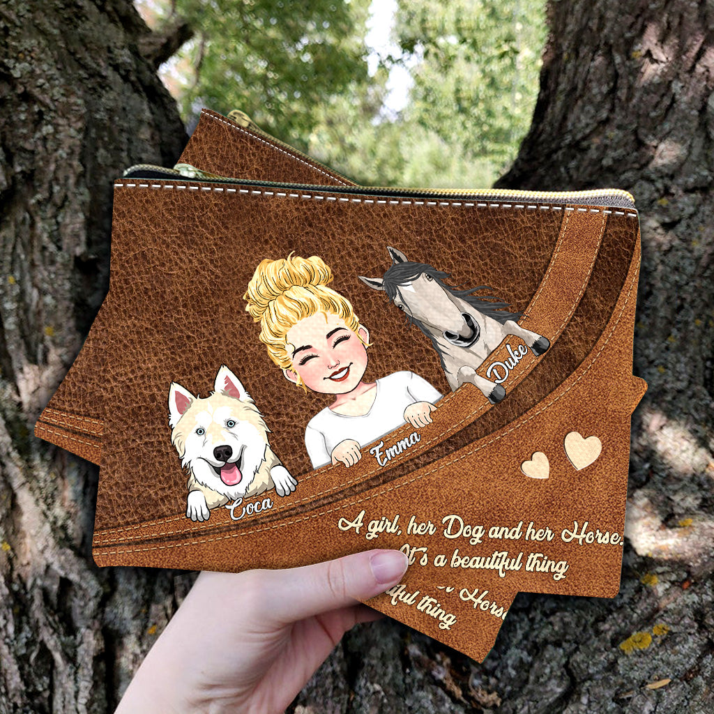 Quelle belle chose ! - Cadeau pour amoureux des chiens et des chats - Pochette personnalisée