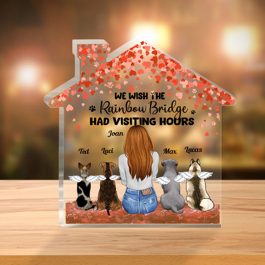 Forever In My Heart - Dog gift for who lose dog - Personalized Custom Shaped Acrylic Plaque