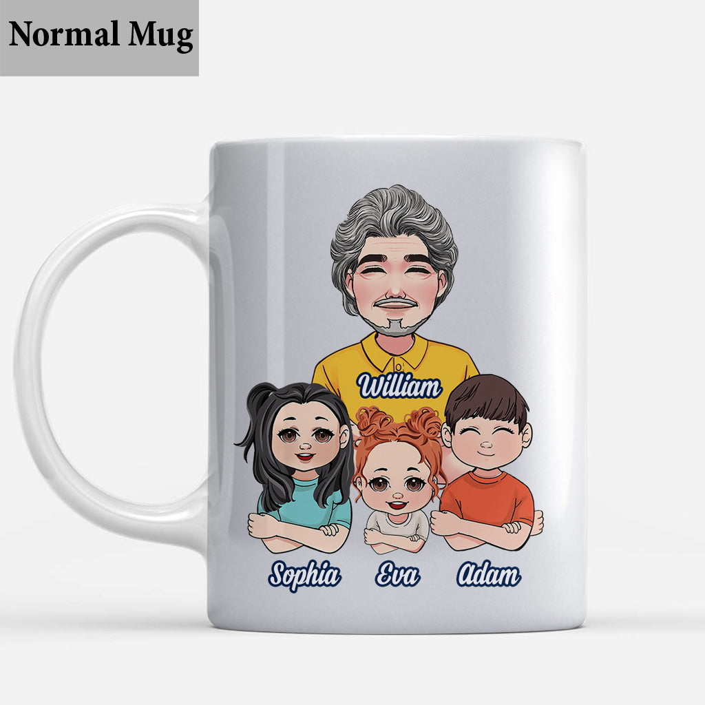Meilleur grand-père du monde - Mug personnalisé pour grand-père
