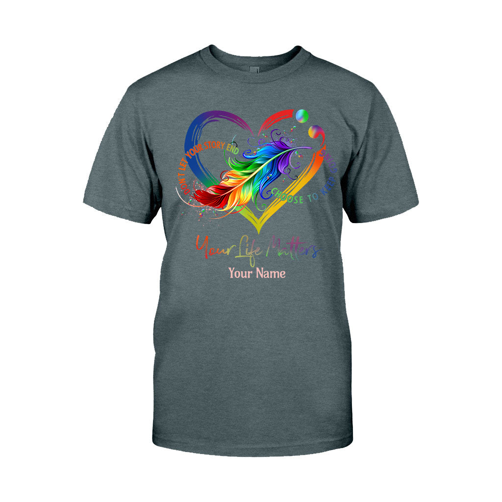 Your Life Matters - Personalized Suicide Prevention T-shirt And Hoodie