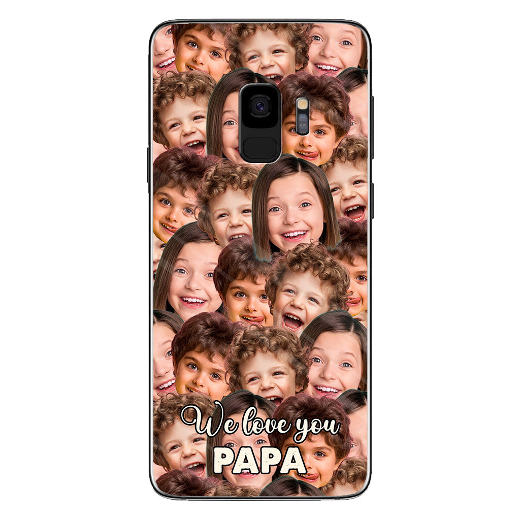 Je t'aime papa - Cadeau pour papa, grand-mère, grand-père, maman, oncle, tante, frère, sœur, fils, fille, petite-fille, petit-fils, mari, femme, petit ami, petite amie - Coque de téléphone personnalisée