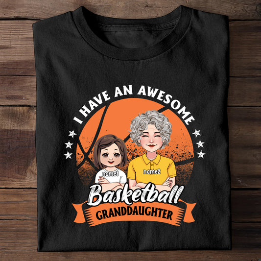 Super petite-fille basketteuse - T-shirt et sweat à capuche de basket personnalisés