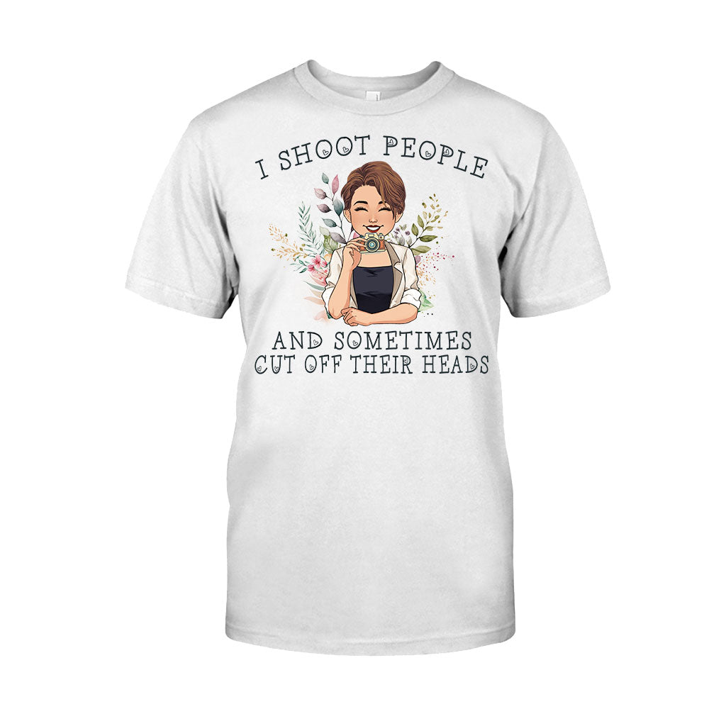 Je photographie des gens - T-shirt et sweat à capuche personnalisés « Je photographie des gens »