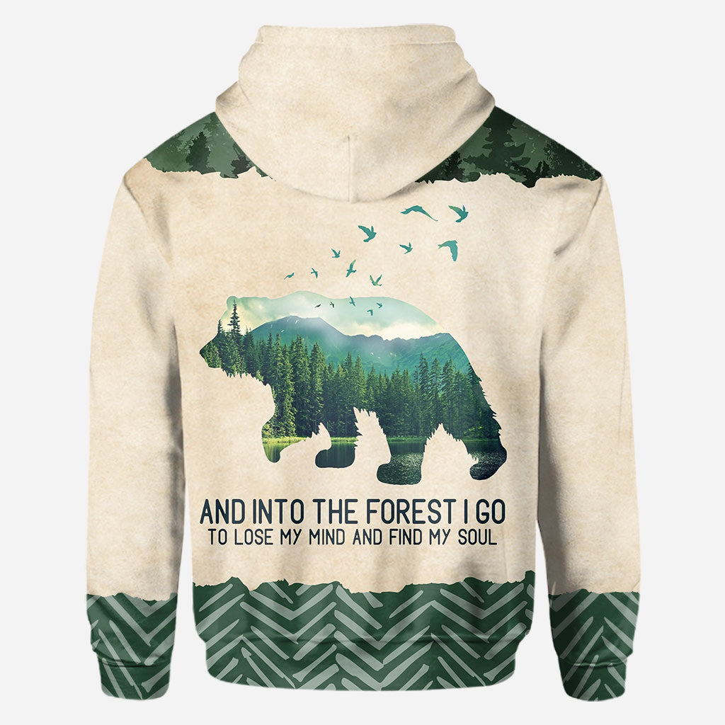 J'adore le camping - T-shirt de camping personnalisé intégral