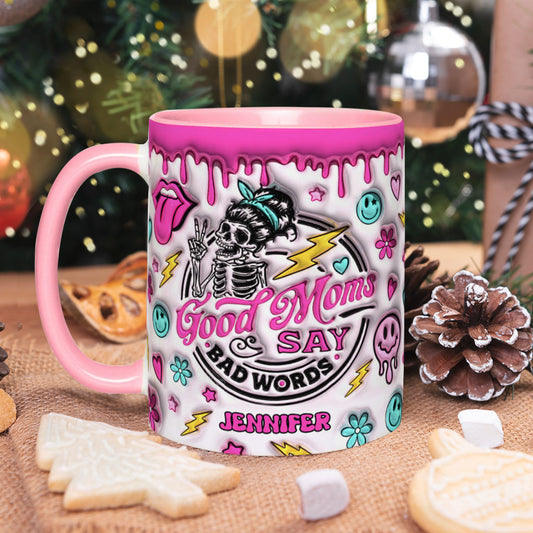Les bonnes mamans disent des gros mots - Cadeau pour maman - Mug personnalisé