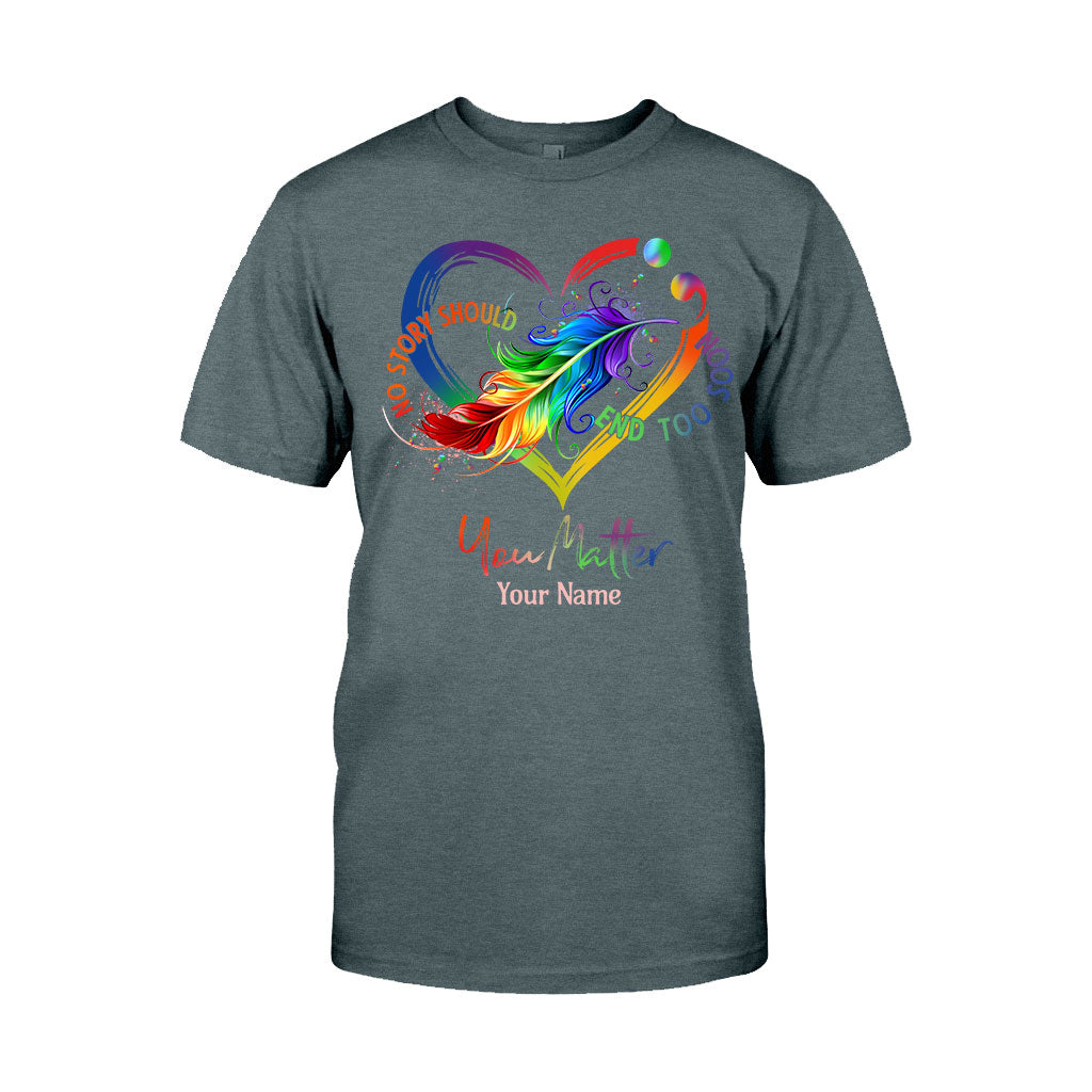 Votre vie compte - T-shirt et sweat à capuche personnalisés pour la prévention du suicide