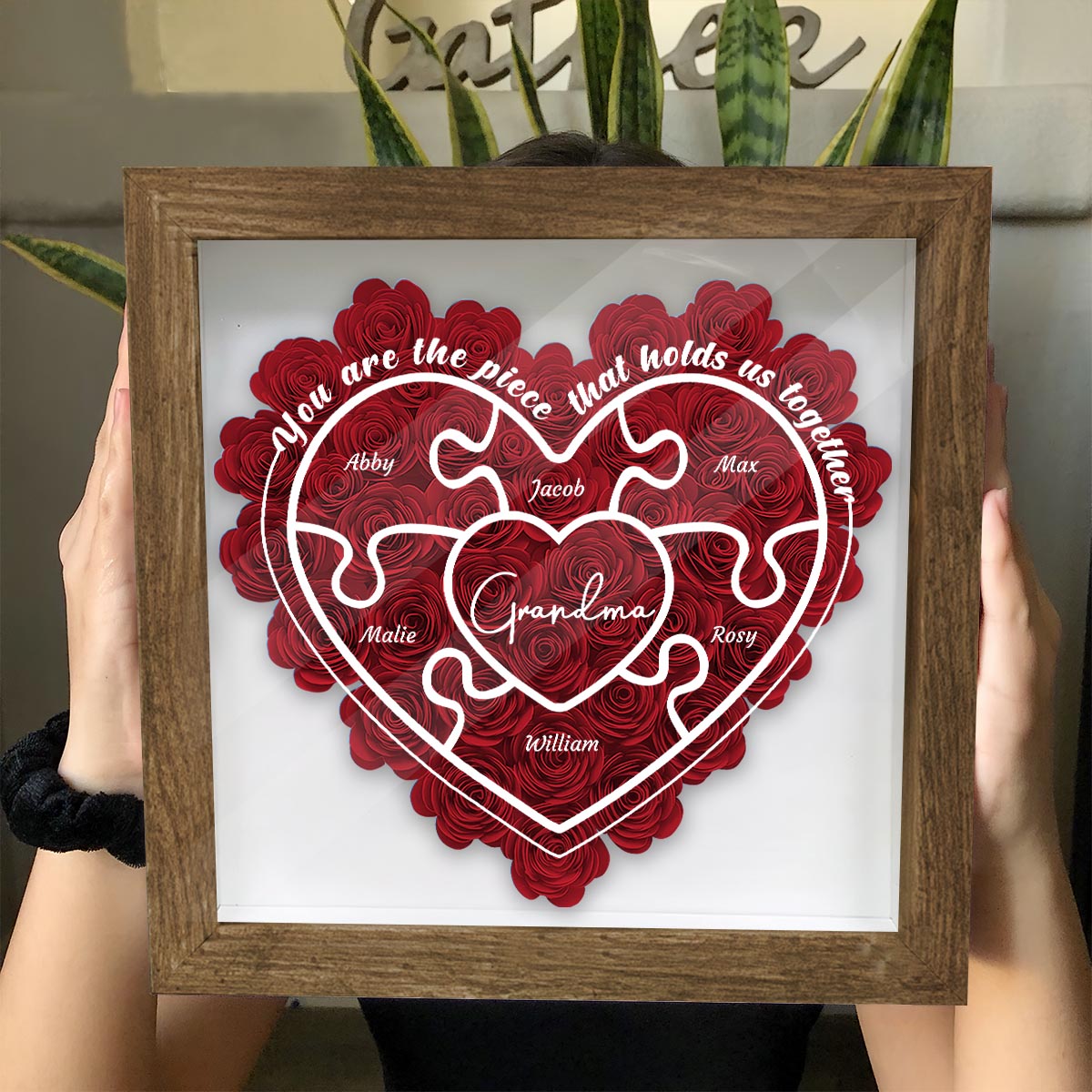 Maman, tu es la perle rare - Cadeau pour maman, grand-mère, tante, papa - Boîte à fleurs personnalisée