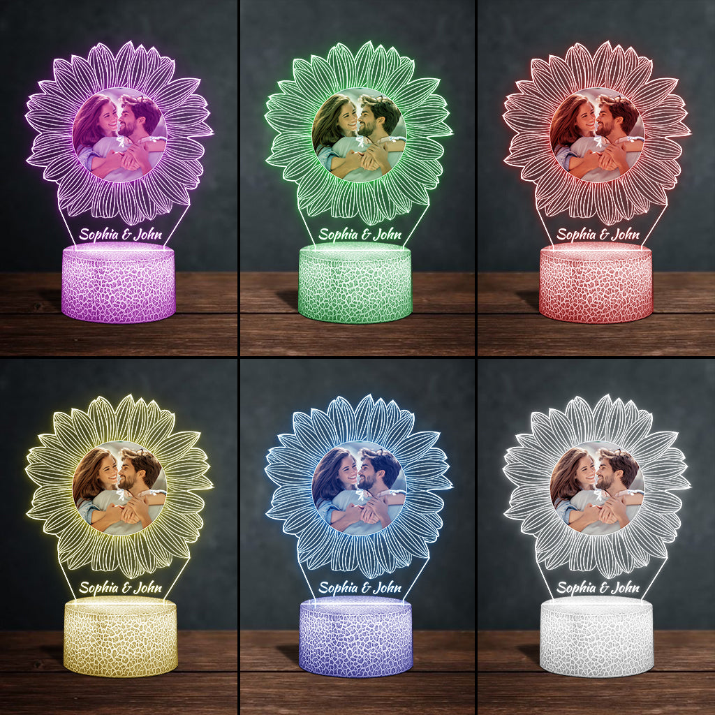 Tu es mon rayon de soleil - Cadeau pour maman, grand-mère, sœur, fille, fils, frère, grand-père, papa, épouse, époux, ami(e) - Plaque lumineuse personnalisée