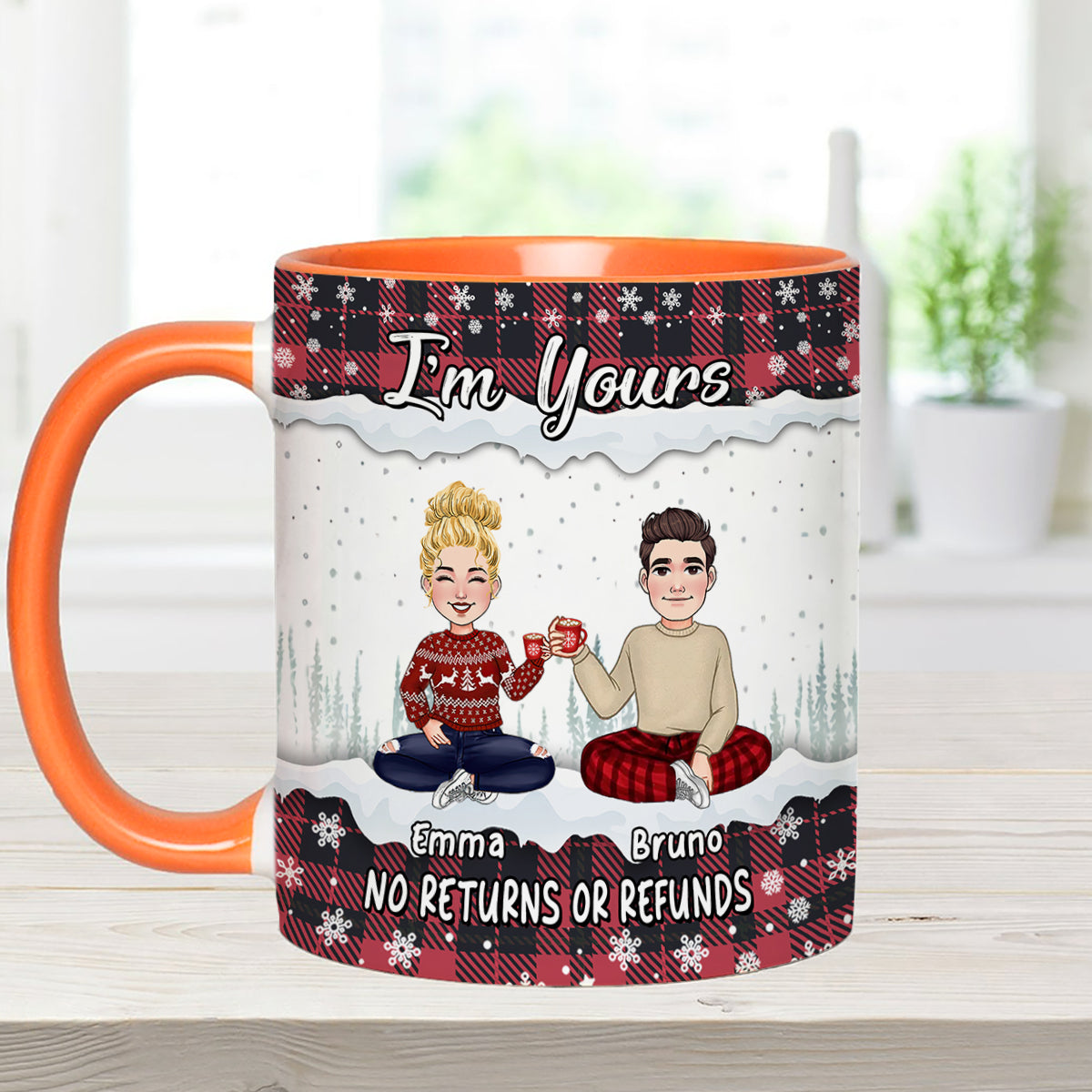 Je suis à toi - Mug personnalisé pour couple