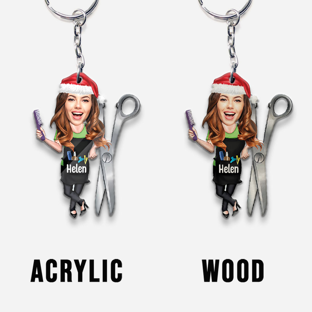 Porte-clés coiffeur personnalisé Hair Hustler