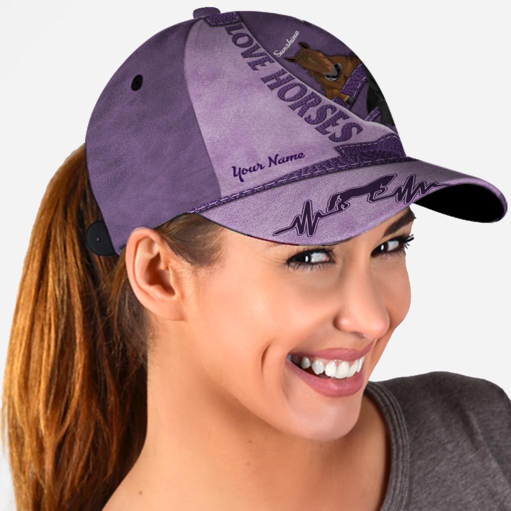 Amoureux des chevaux - Casquette classique personnalisée pour les amoureux des chevaux