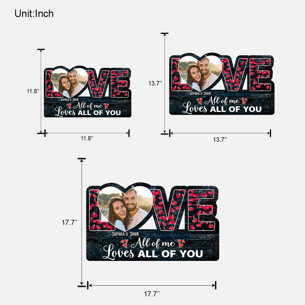 « This Is Us » - Cadeau pour couple (mari, femme, petit ami, petite amie) - Panneau en bois personnalisé