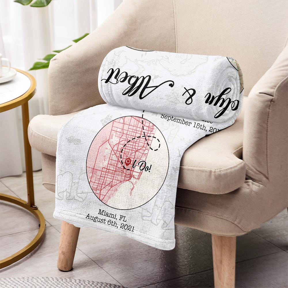 Couverture personnalisée pour couple « Bonjour, veux-tu que je te le fasse ? »