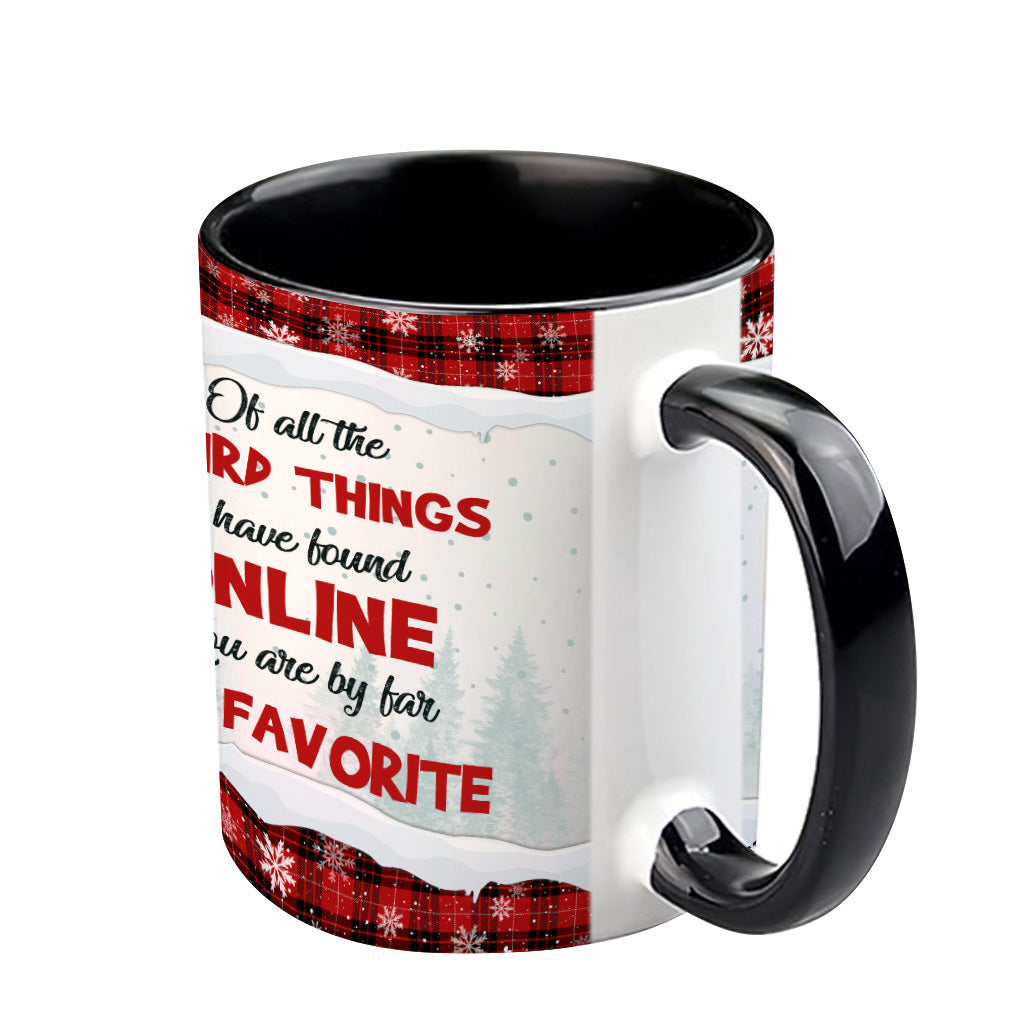 De toutes les choses étranges - Mug personnalisé pour couple