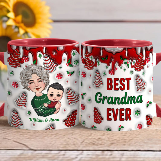 Meilleure grand-mère du monde - Cadeau pour grand-mère - Mug personnalisé