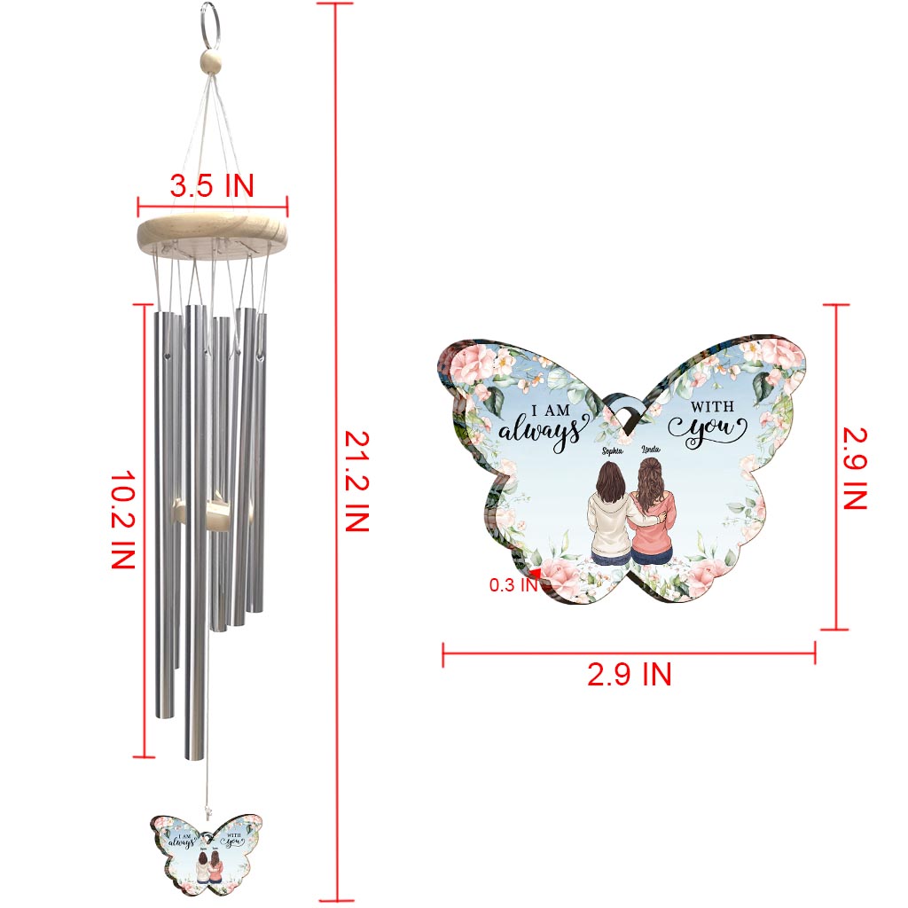 I'm Always With You - Personalized Memorial Wind Chime
