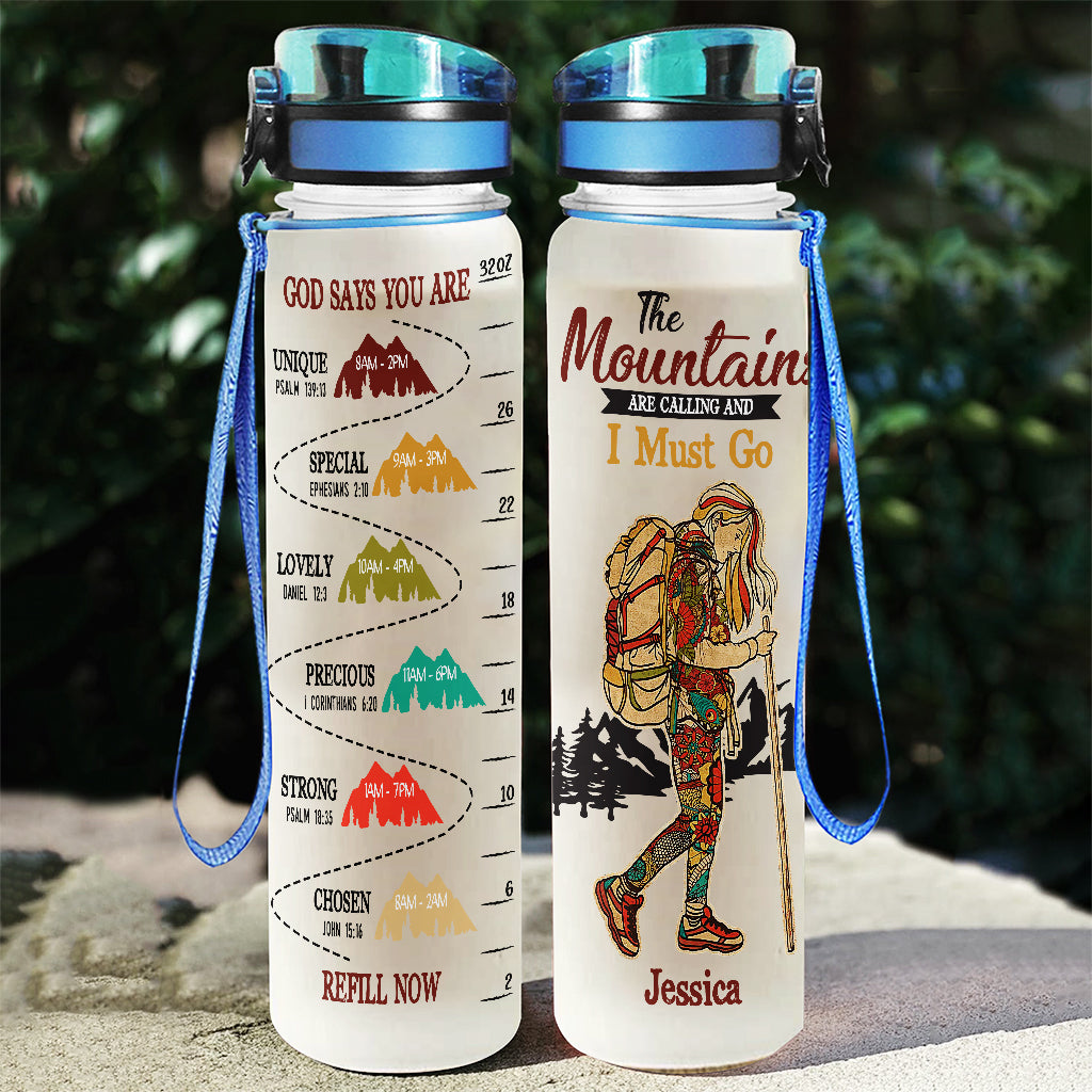 Gourde de randonnée personnalisée « The Mountains »