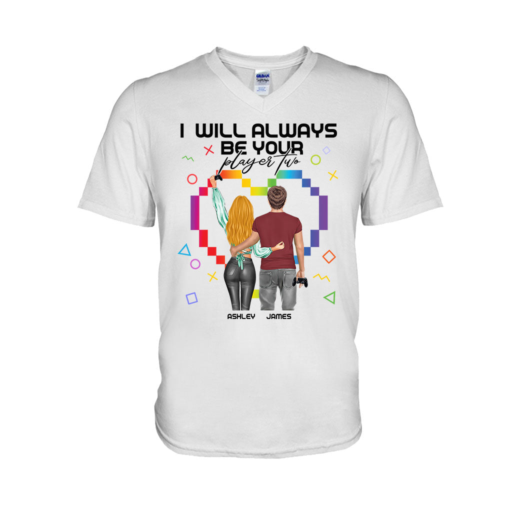 I Will Always Be Your Player Two - Personalized Video Game T-shirt And Hoodie
