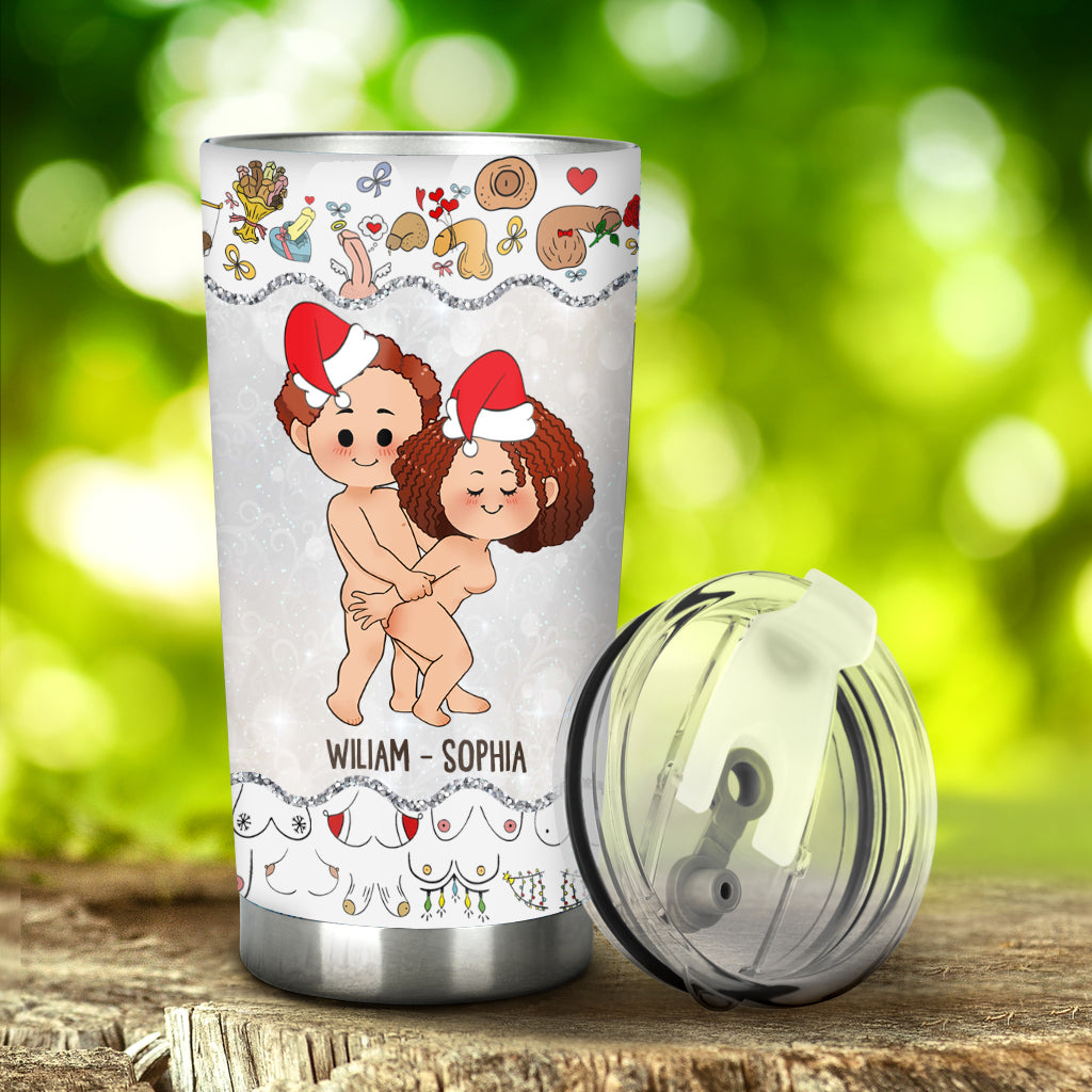 Tout ce que je veux pour Noël - Gobelet personnalisé pour couple