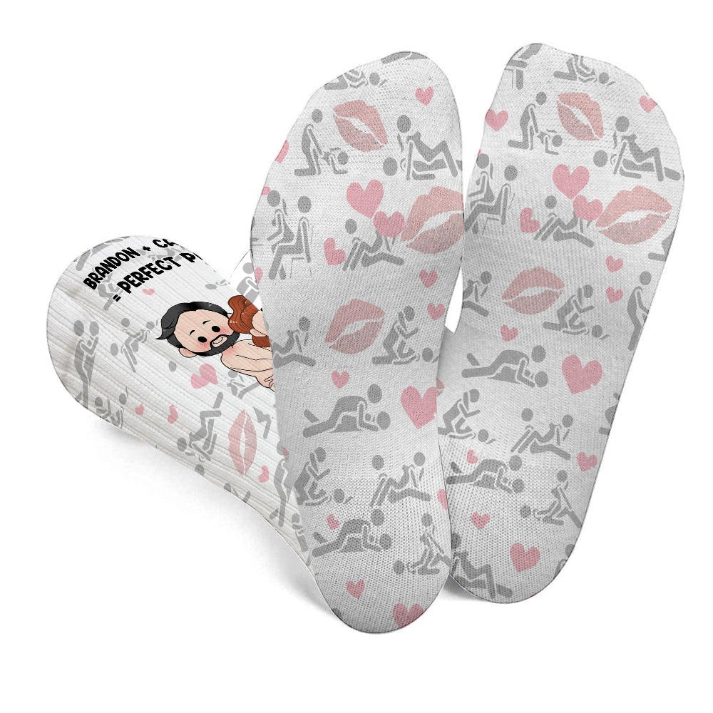 Paire parfaite - Chaussettes personnalisées pour couples