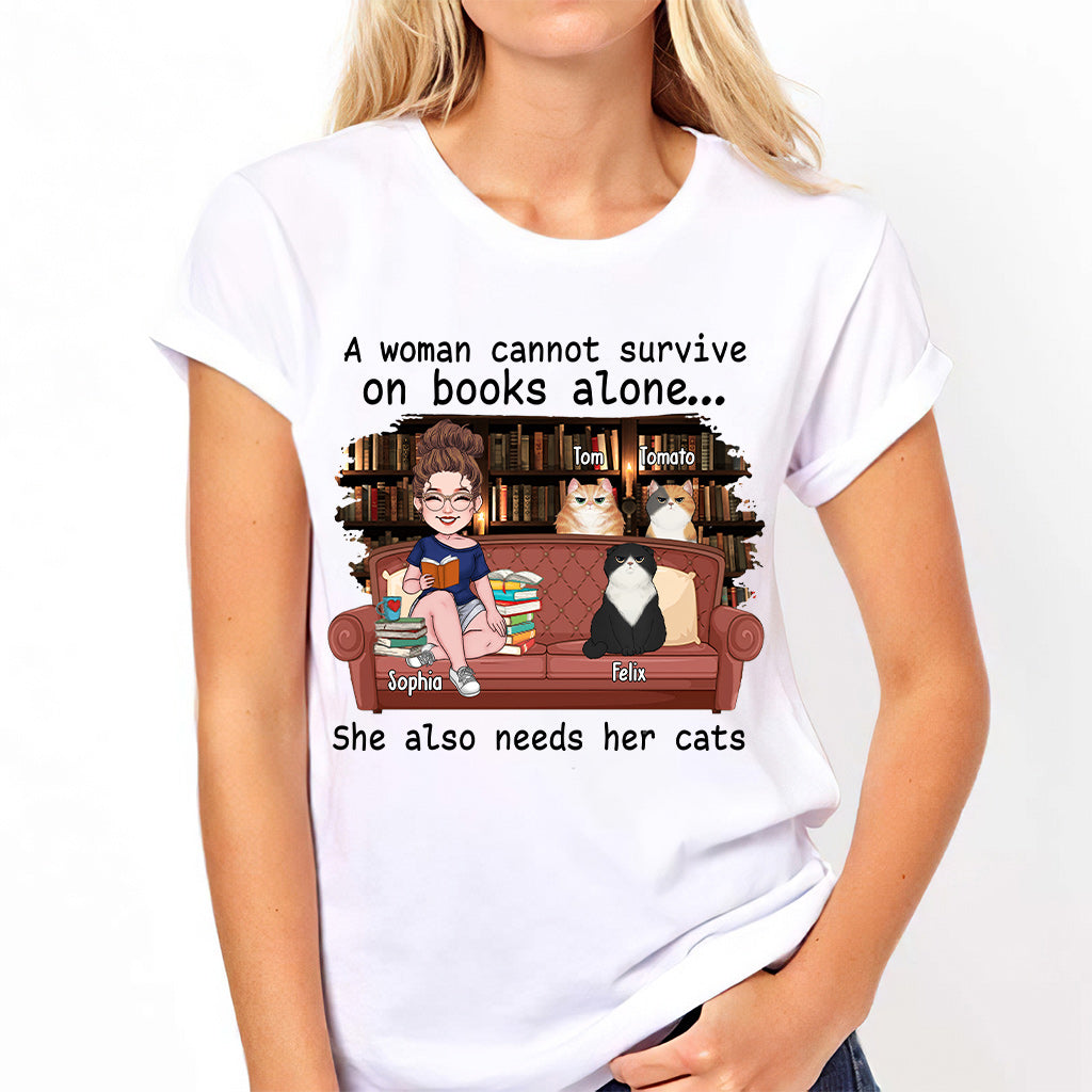 Just A Girl Who Loves Book - Personalized Book T-shirt & Hoodie