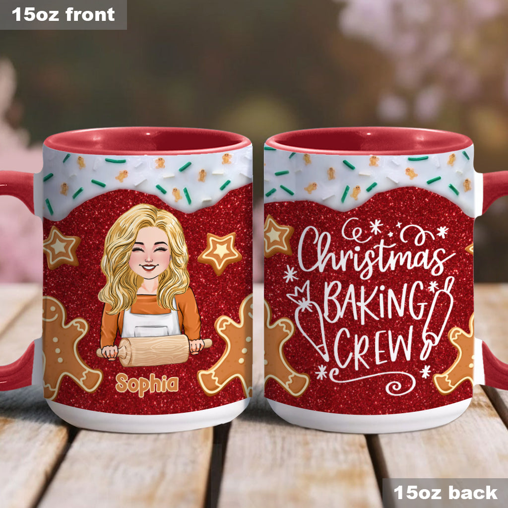 Équipe de pâtisserie de Noël - Mug personnalisé « Pâtisserie »