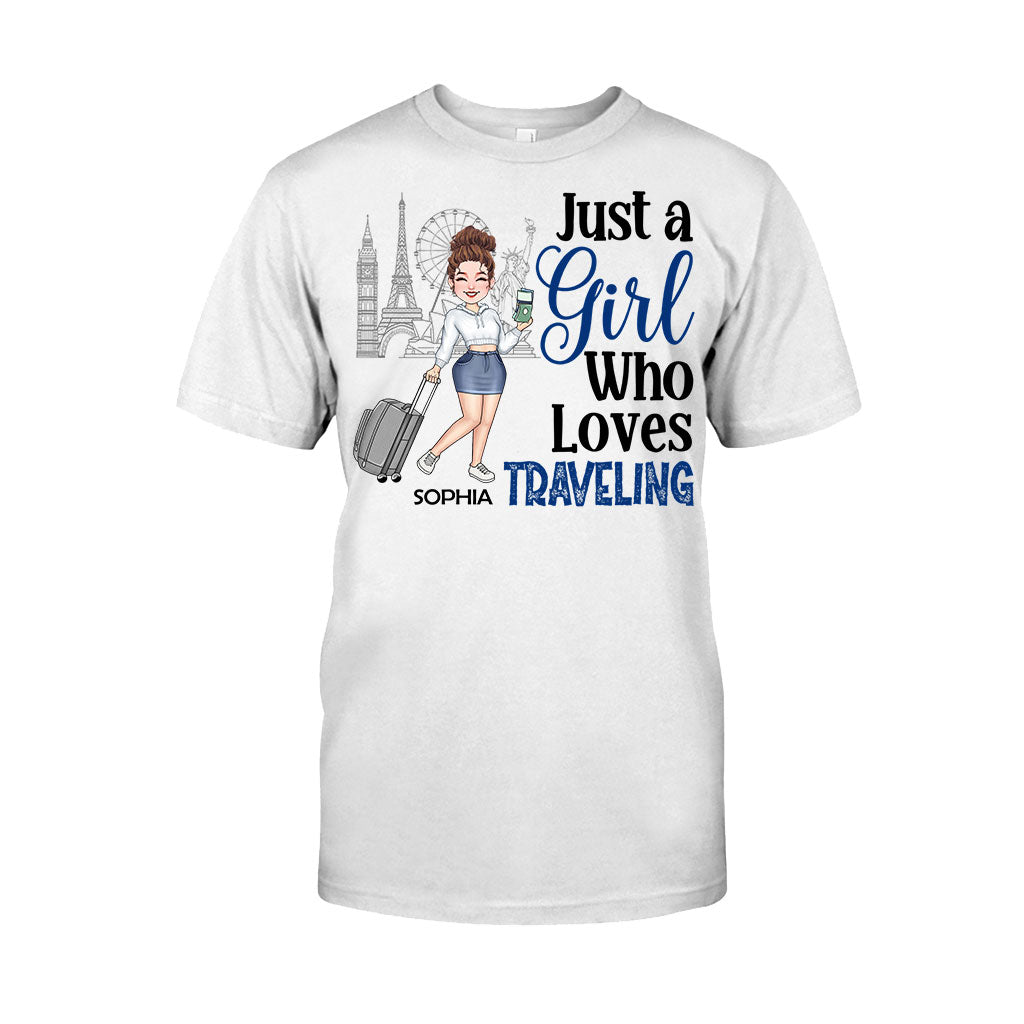 Juste une fille qui adore les croisières - T-shirt et sweat à capuche personnalisés pour les croisières