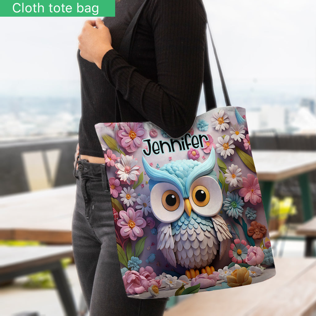 Sac fourre-tout hibou personnalisé Cool Owl