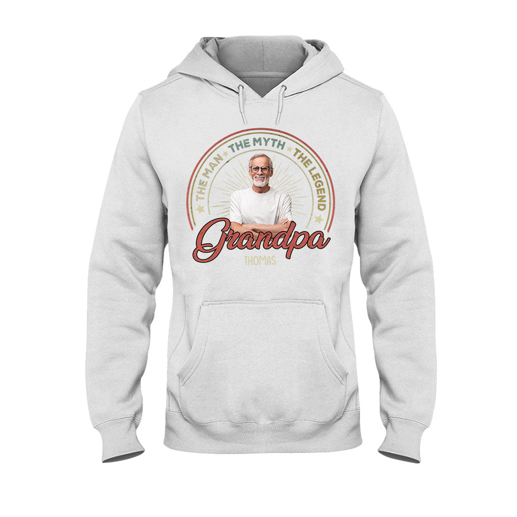 The Man The Myth The Legend - Gift for dad, grandpa - Personalized T-shirt And Hoodie