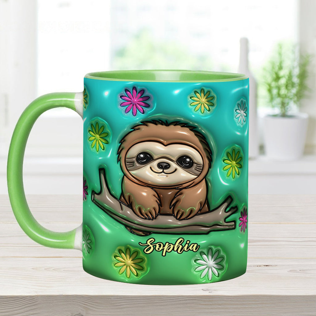 Mug personnalisé paresseux mignon