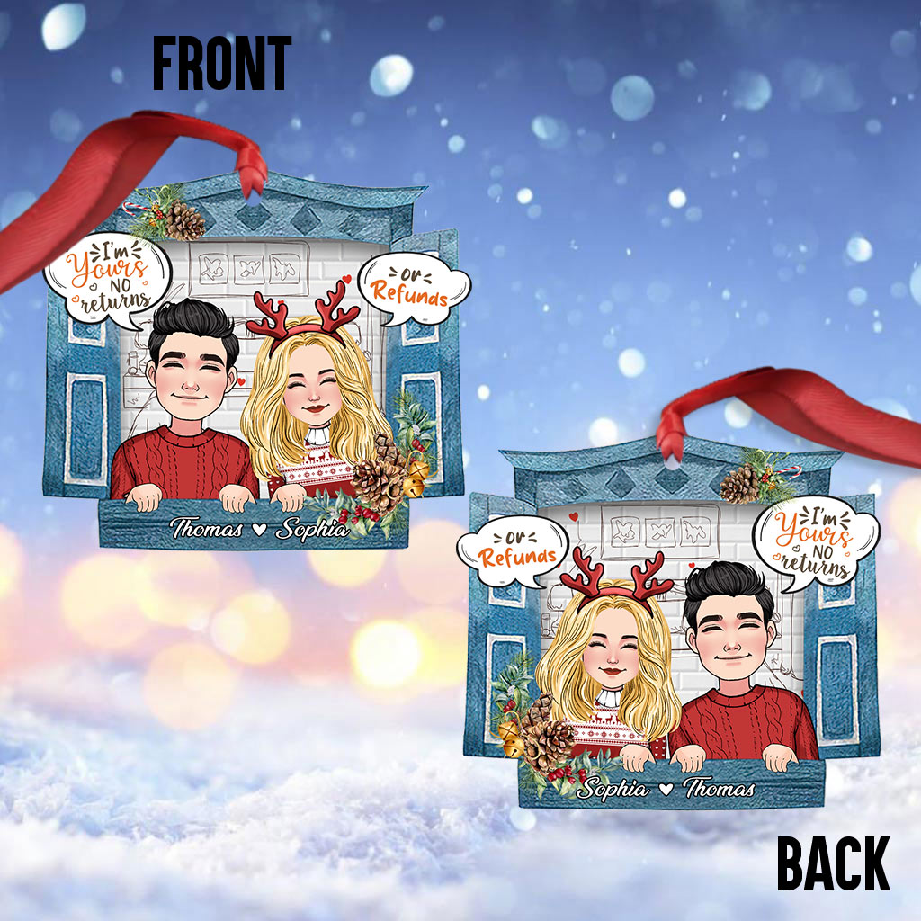 Je suis à toi - Ornement personnalisé pour couple