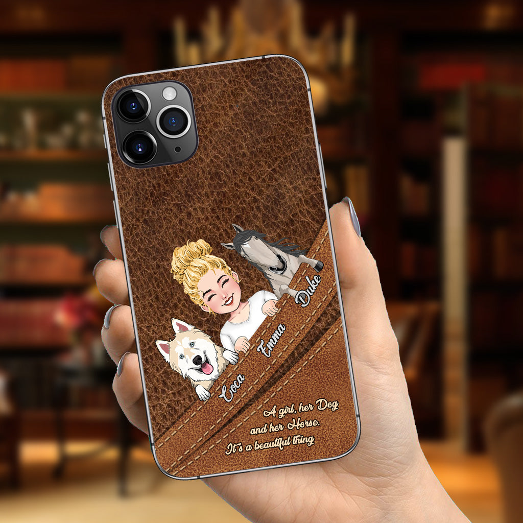 Quelle belle chose ! - Coque de téléphone personnalisée avec motif cheval