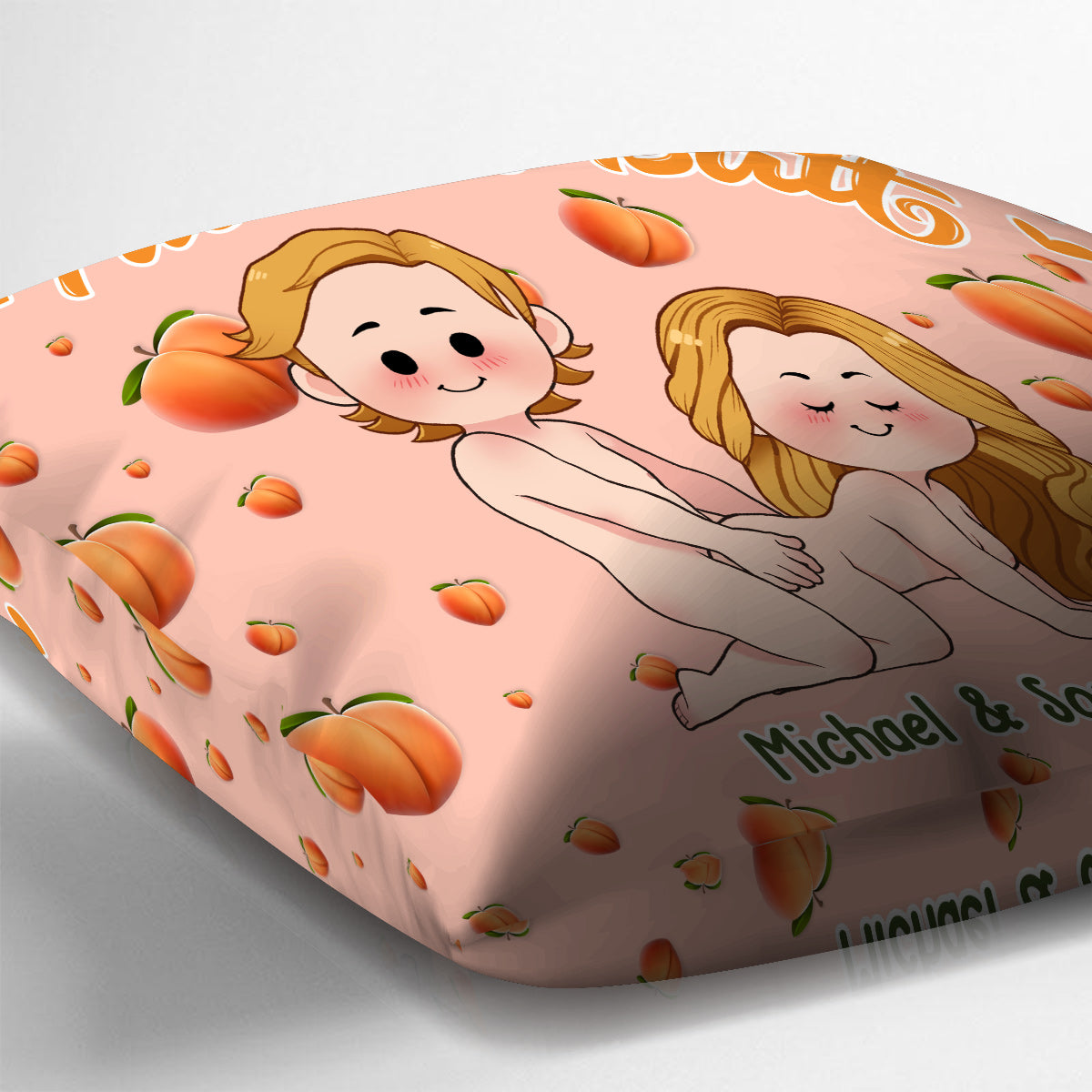 Félicitations pour être mon fessier préféré - cadeau pour petit ami, petite amie, femme, mari - Coussin décoratif personnalisé