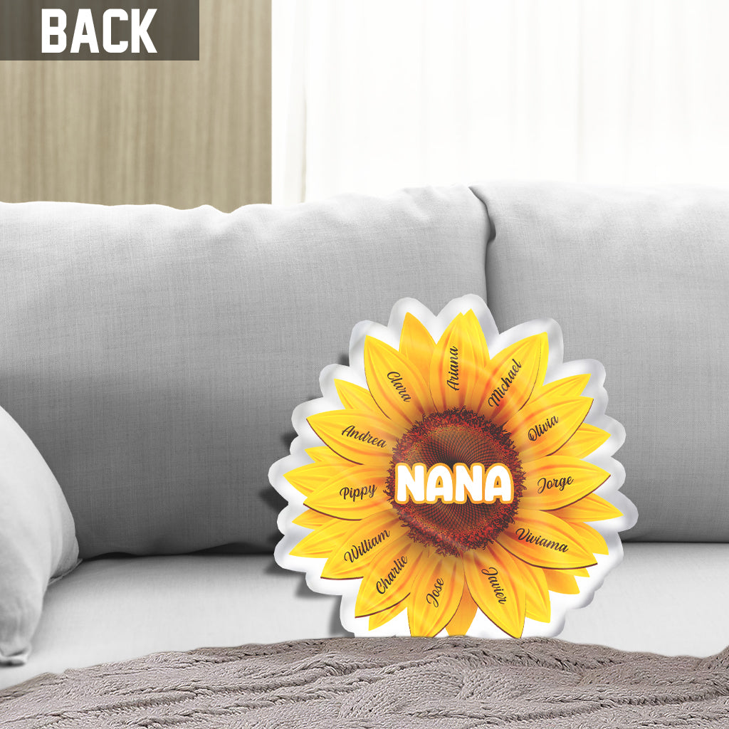 Meilleure grand-mère du monde - Oreiller personnalisé en forme de grand-mère