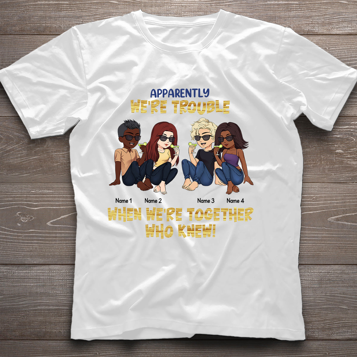 Les meilleures amies sont celles qu'on choisit soi-même - Cadeau pour sa sœur - T-shirt et sweat à capuche personnalisés