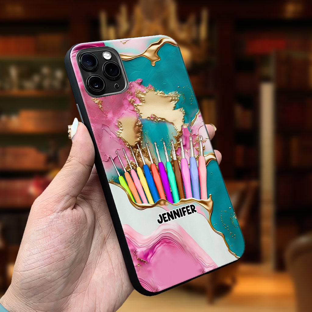 Love Crocheting - Personalized Crocheting Phone Case