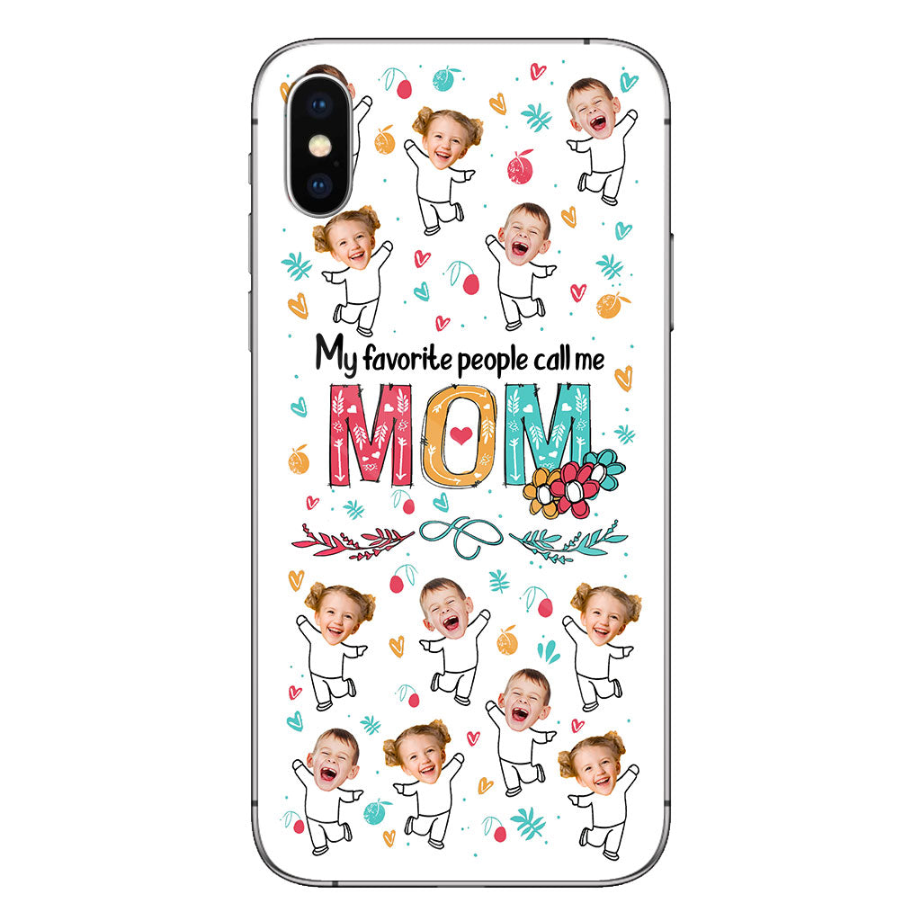 Mes personnes préférées m'appellent Nana - Cadeau pour grand-mère, maman - Coque de téléphone personnalisée