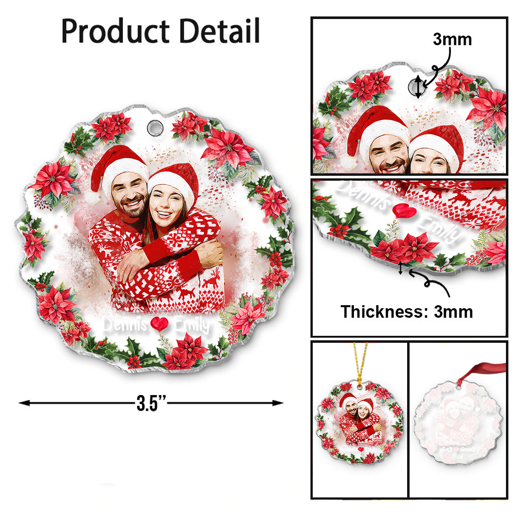 Personalized Watercolor Portraits - Personalized Couple Ornament